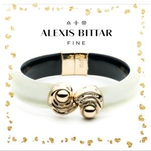 Alexis Bittar Shell Cap Hinged Bracelet